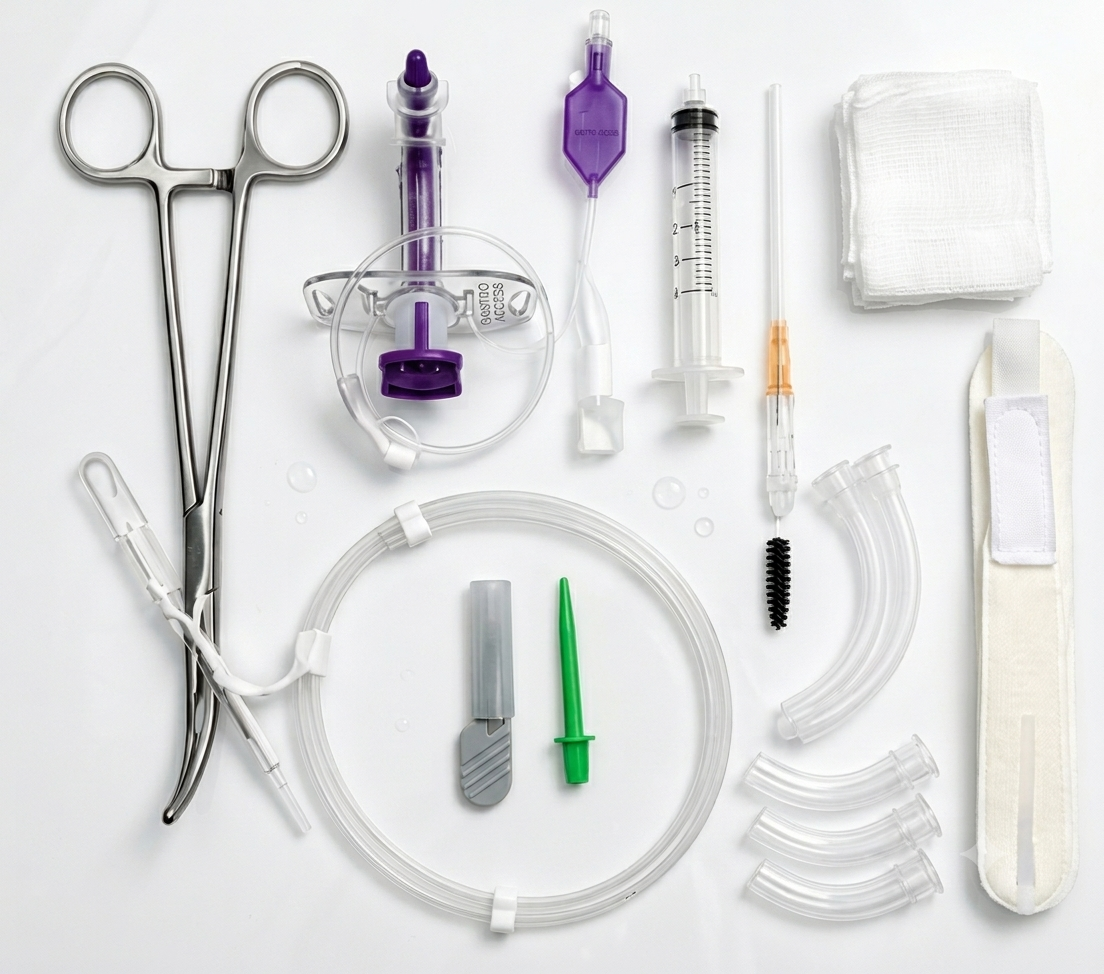 Percutaneous Trachestomy Dilation Kit Mini With Forcep